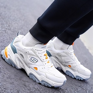 休闲跑步鞋 237209 男鞋 斯凯奇春夏季 机甲鞋 厚底运动鞋 新款 老爹鞋
