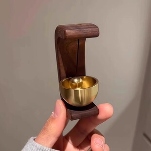 家用多巴胺门铃木质风铃吸门式 入户进门提醒挂件门铃铛门撞铃挂饰
