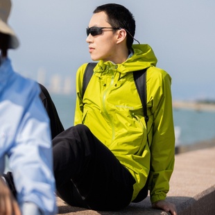 户外超轻防水男款 montbell日本25年春季 冲锋衣夹克外套单层女情侣