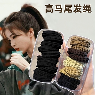 马尾不塌头圈发绳皮筋女扎头高弹力耐用发圈成人2025新款 头绳头饰