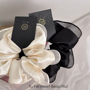 韩系法式 新款 猪大肠发圈韩系网红森女简约复古肥肠头绳可爱日系女