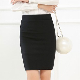 高腰弹力防走光半身裙短裙紧身裙子黑色一步裙职业包臀裙女夏包裙