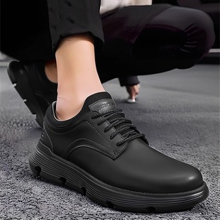 商务皮鞋 Skechers斯凯奇春夏季 男鞋 通勤减震轻便休闲鞋 新款 204702