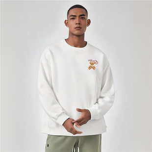 男装 2025秋冬新款 卫衣男女宽松落肩圆领休闲上衣I