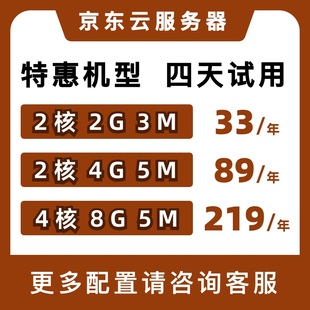 京东云服务器租用 电商游戏建站小程序 可购多年 官网特惠