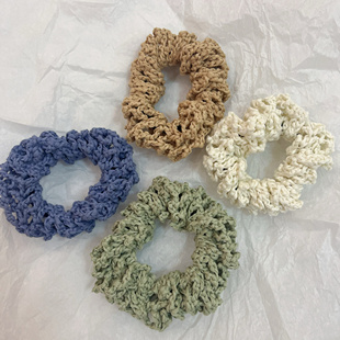 可可手工定制日常简约大肠发圈ins韩系网红女肥肠头绳可爱日系