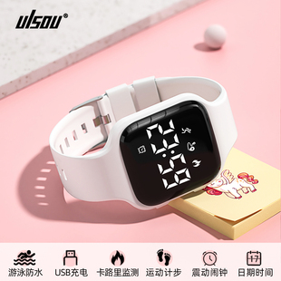 手表女款 学生初高中女生防水小学生只看时间初中生儿童电子表女孩