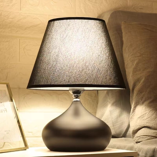 现代创意网红家用客厅台灯 北欧卧室床头灯 温馨浪漫简约触摸台灯