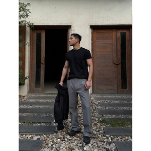 通勤商务直筒长裤 GTAL意式 东丽西裤 进口高弹力纱线垂感轻熟休闲裤